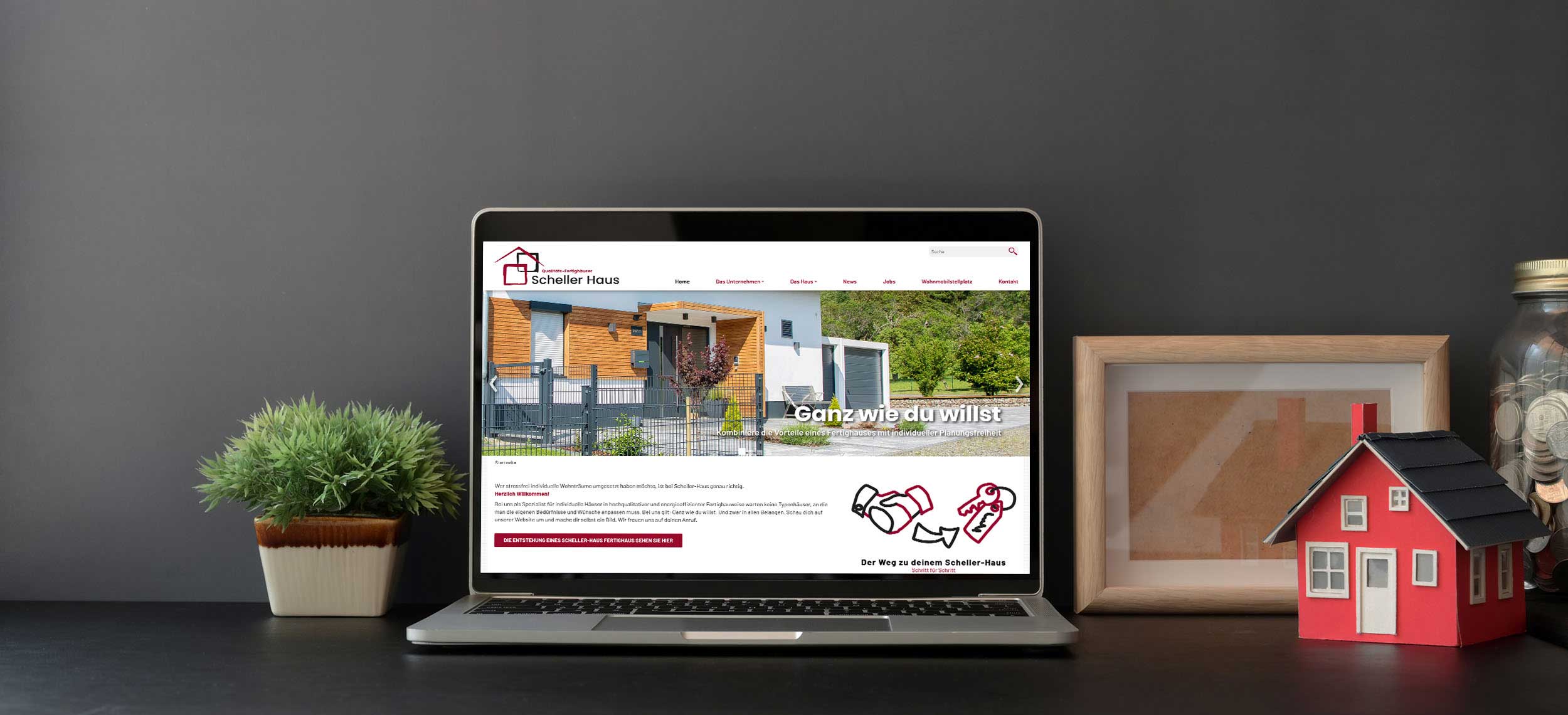 Scheller-Haus GmbH – Webdesign & -entwicklung